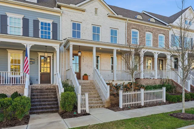a view of city from balcony