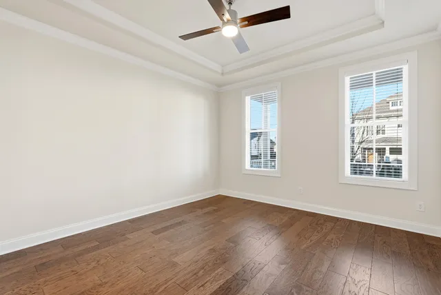 wooden floor in an empty room