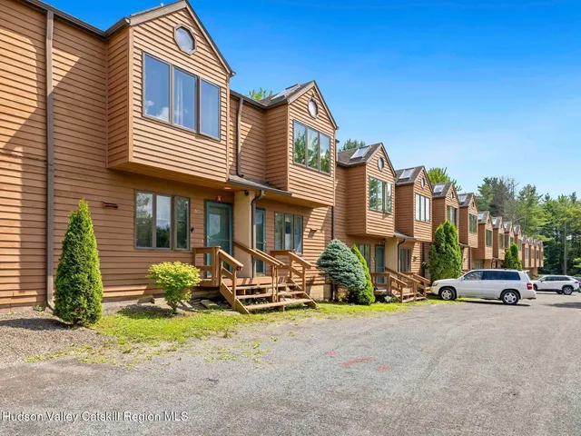 a car parked in front of a house