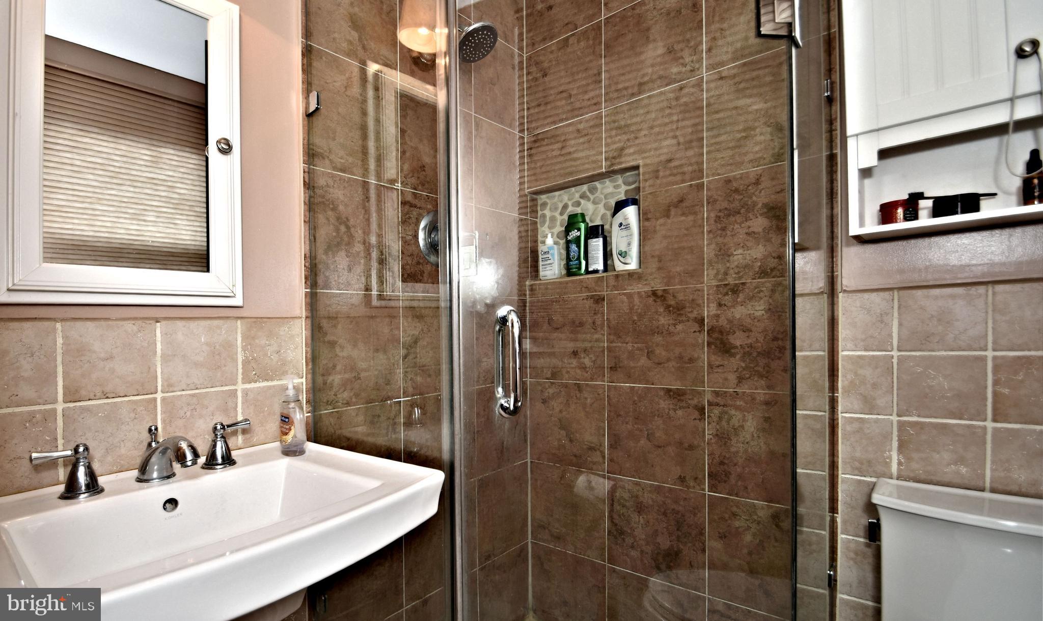 7431 Hill Road Philadelphia, PA 19128 - Photo 19 of 31 Master bathroom with stall shower