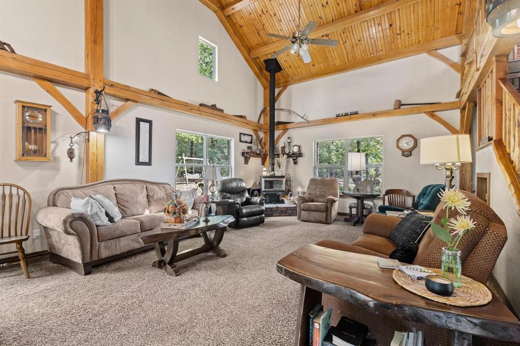 312 County Road 2100 Detroit, TX 75436 - Photo 5 of 39 a living room with furniture and a large window