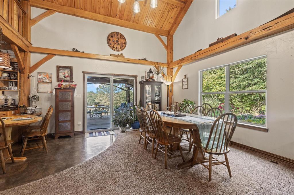 312 County Road 2100 Detroit, TX 75436 - Photo 7 of 39 a view of an outside dining space with furniture window and outside view