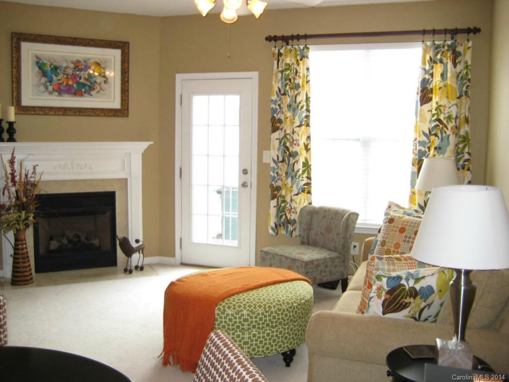 334 Sugar Ridge Court, Unit 102 Fort Mill, SC 29708 - Photo 3 of 18 a living room with furniture and a fireplace