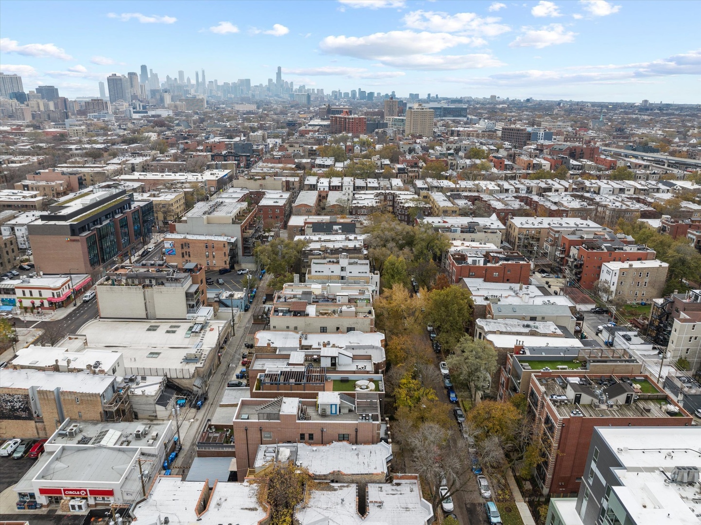 3531 North Reta Avenue, Unit 1 Chicago, IL 60657 - Photo 48 of 63 an aerial view of a city