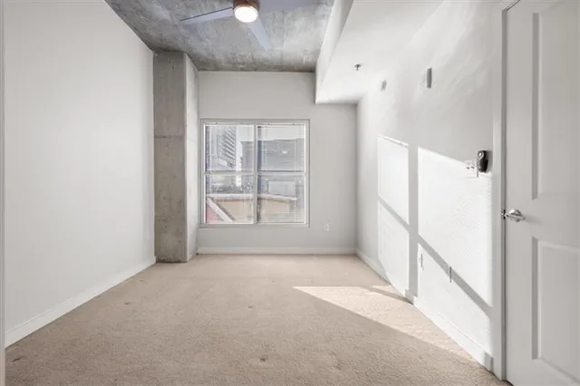 a view of empty room