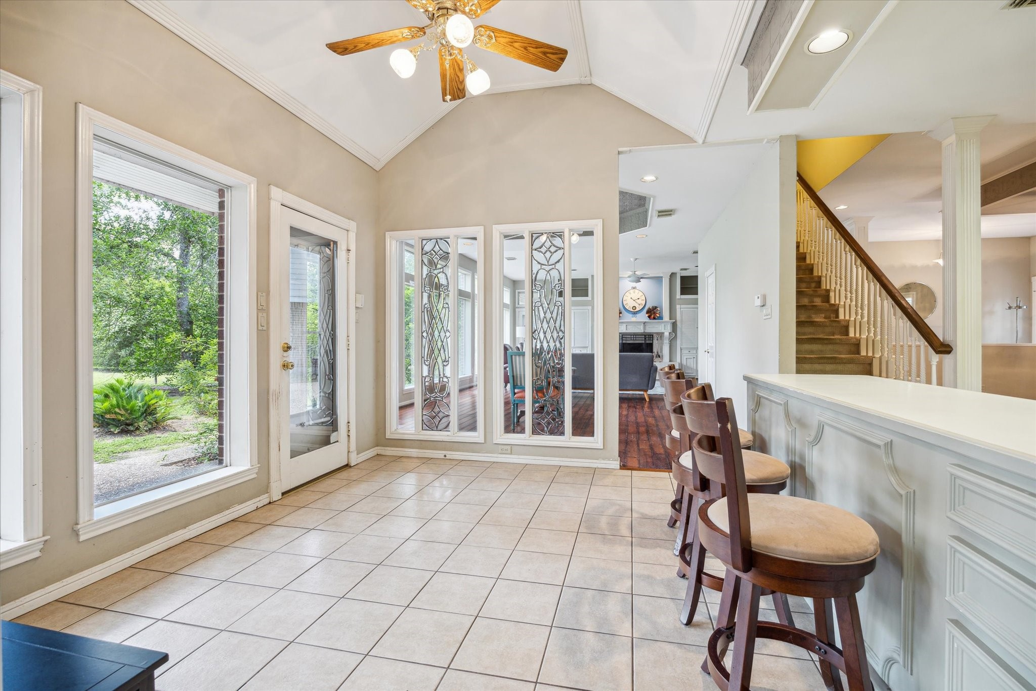 491 Oak Forest Road Bellville, TX 77418 - Photo 7 of 33 a view of an entryway with a livingroom