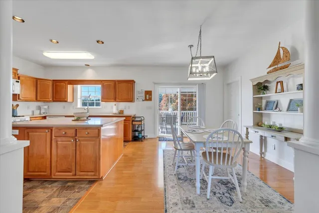 a bed sitting in a bedroom and closet