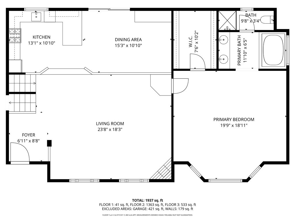 11625 Cenegal Road Atascadero, CA 93422 - Photo 63 of 65 Main level floorplan. Layout and measurements are approximate.
