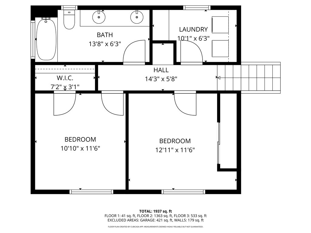 11625 Cenegal Road Atascadero, CA 93422 - Photo 64 of 65 Upper level floorplan. Layout and measurements are approximate.