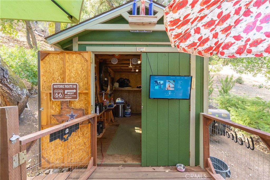 11625 Cenegal Road Atascadero, CA 93422 - Photo 58 of 65 The owners have made it so they can affix a TV on the outside so you can enjoy movies, shows or catch a game.