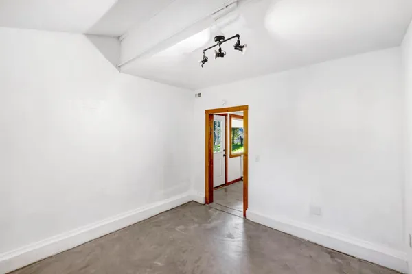 a view of an empty room