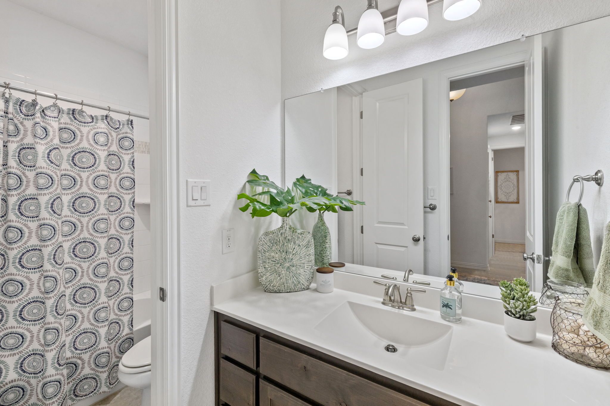 3824 Ashbury Road Round Rock, TX 78681 - Photo 16 of 30 Hall bath with tub/shower combo