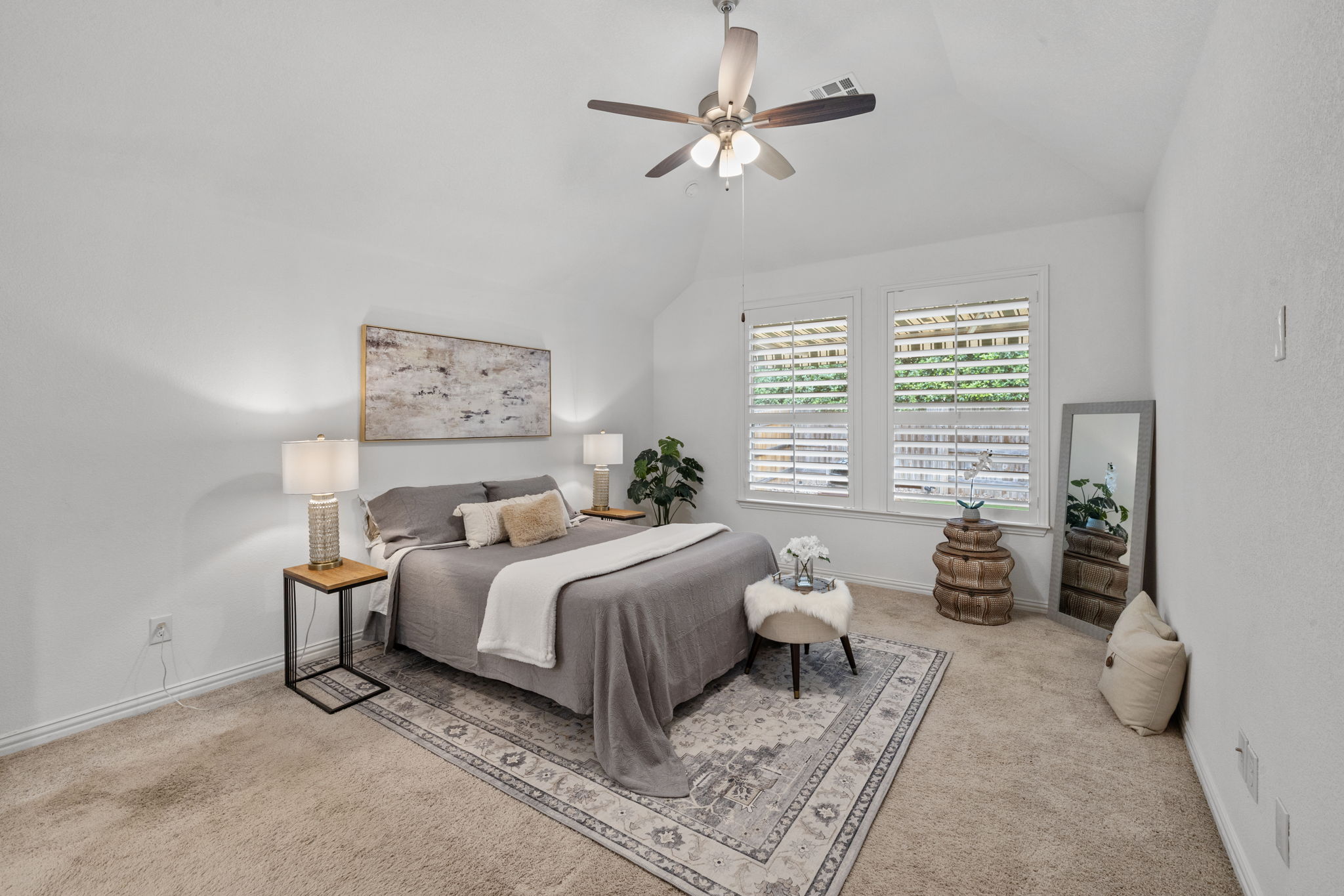 3824 Ashbury Road Round Rock, TX 78681 - Photo 18 of 30 Primary bedroom overlooking the back yard