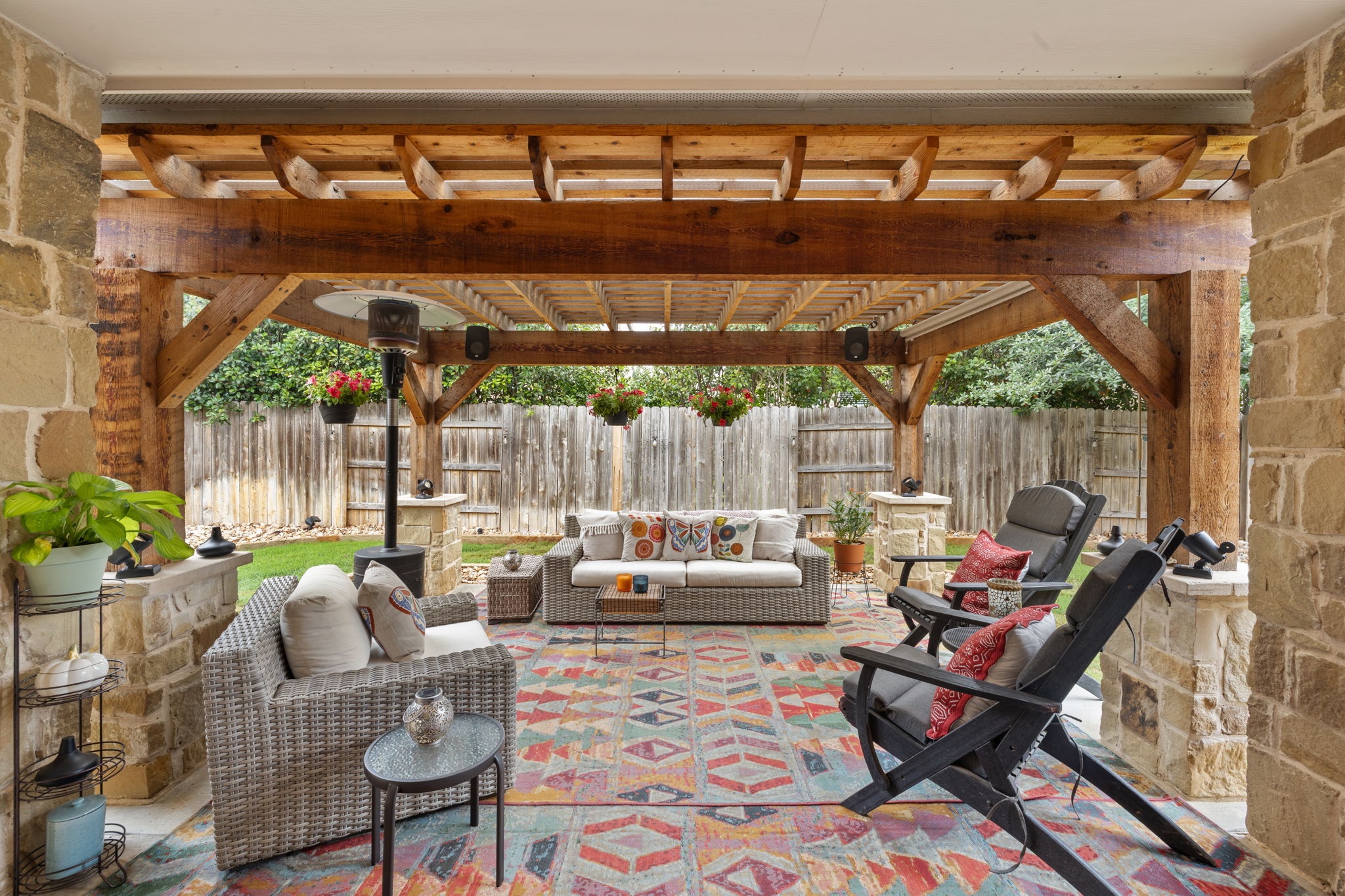 3824 Ashbury Road Round Rock, TX 78681 - Photo 25 of 30 Back patio - a perfect spot to relax and unwind at the end of the day, or start off with your morning coffee