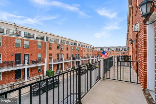 a view of city from balcony