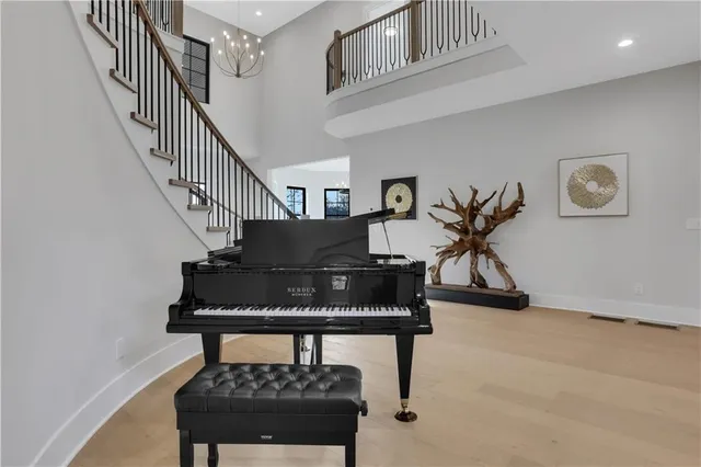 wooden floor in an empty room