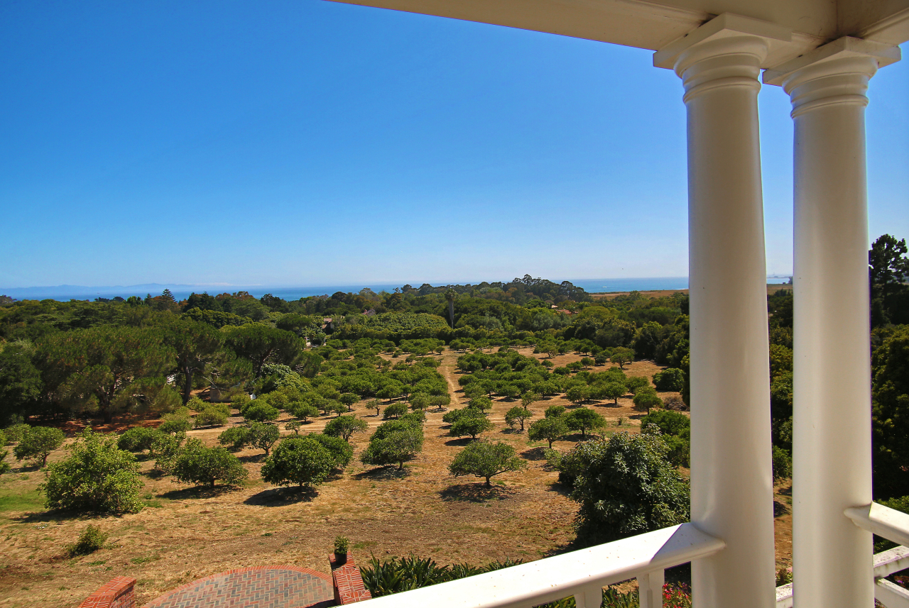 Undisclosed Address Hope Ranch, CA 93110 - Photo 7 of 17 a view of a city from a balcony