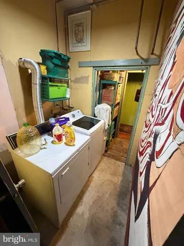 a room with furniture and a mirror