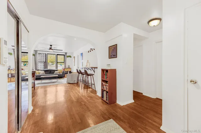 a view of a living room