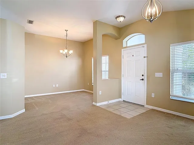 a view of an empty room