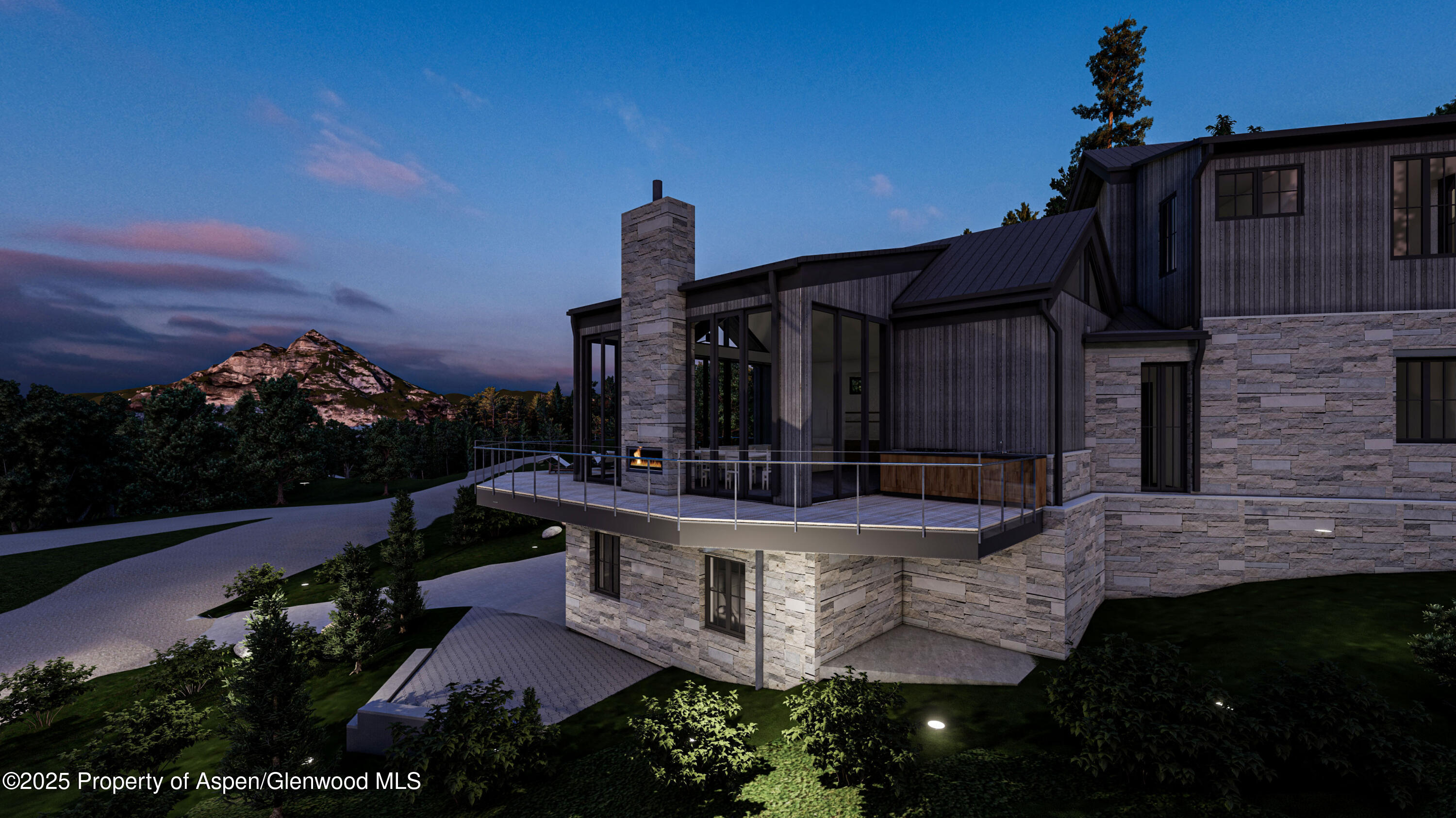 769 Perry Ridge Carbondale, CO 81623 - Photo 14 of 36 a view of fountain in front of house