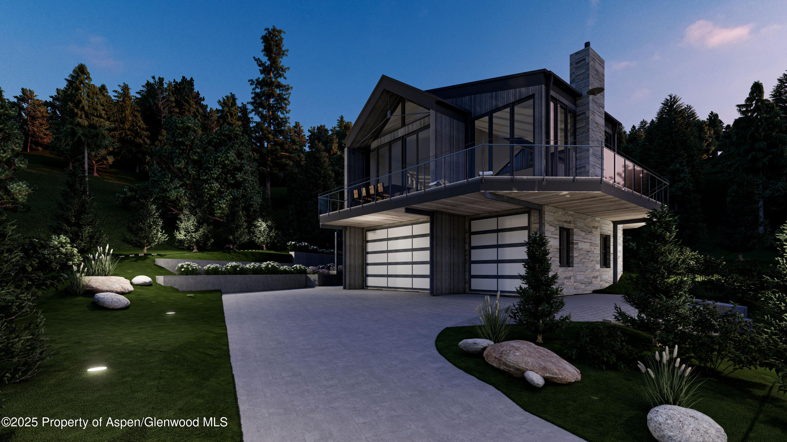 769 Perry Ridge Carbondale, CO 81623 - Photo 17 of 36 a front view of a house with garden