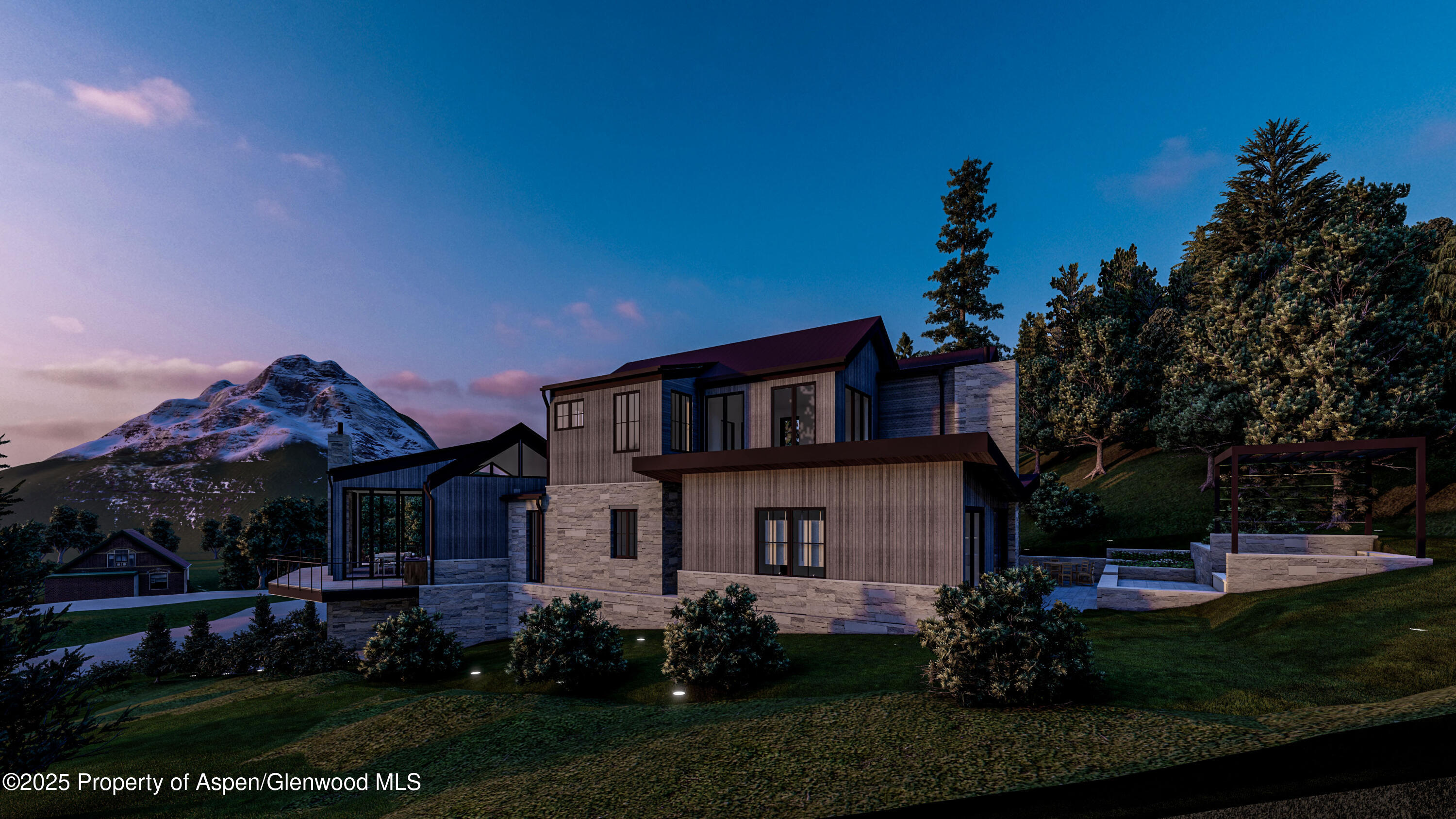 769 Perry Ridge Carbondale, CO 81623 - Photo 18 of 36 a front view of a house with a garden