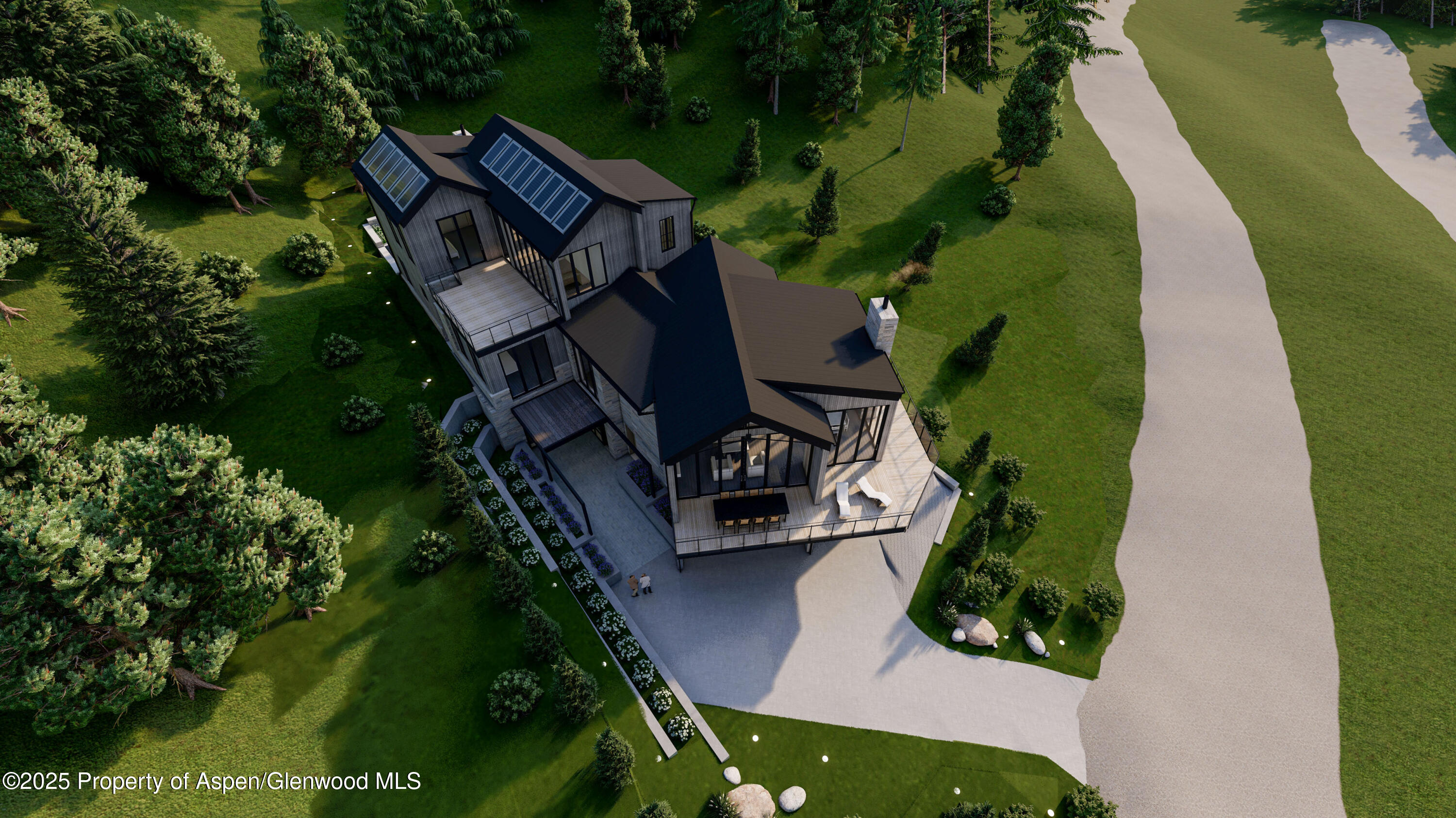 769 Perry Ridge Carbondale, CO 81623 - Photo 22 of 36 an aerial view of a house