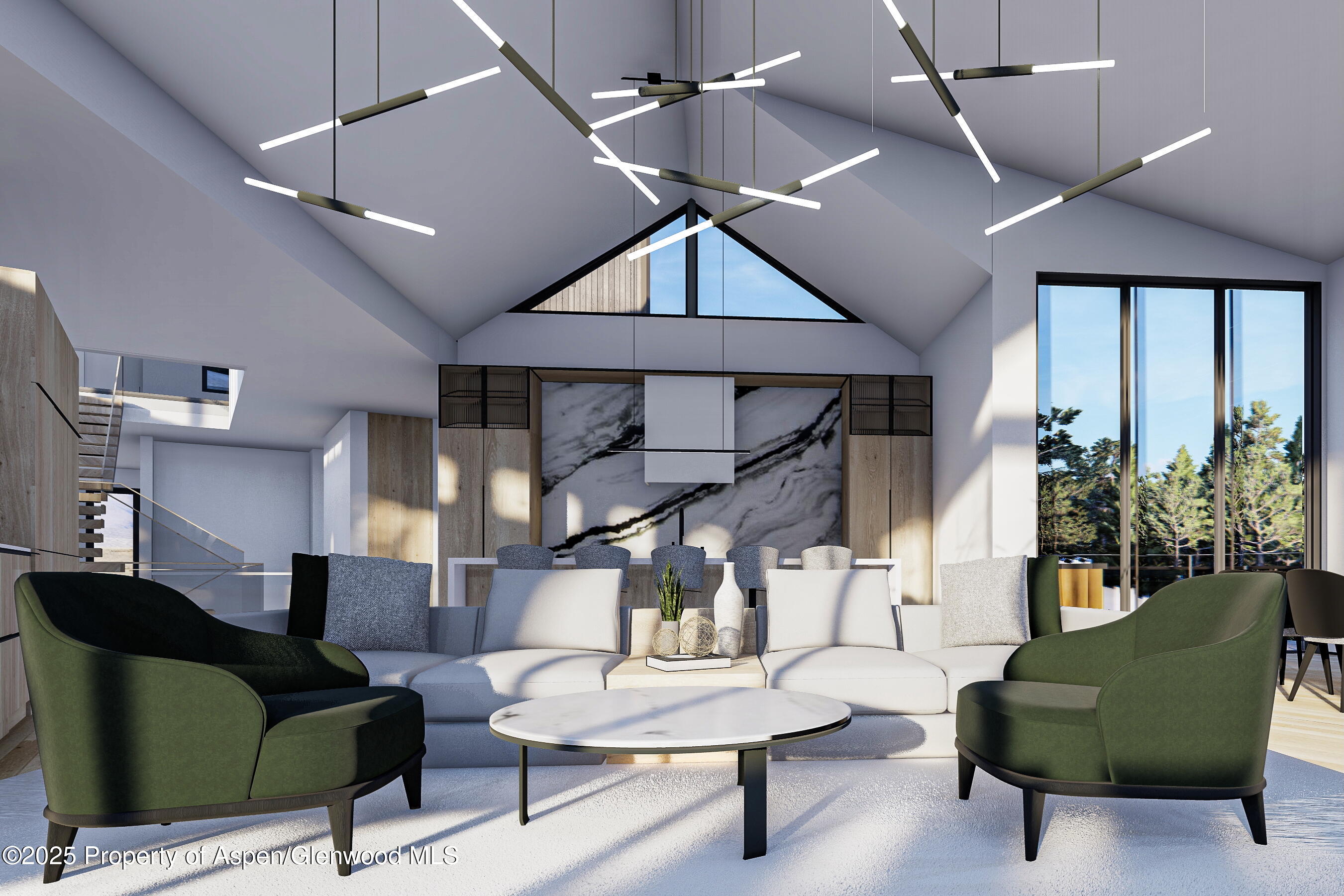 769 Perry Ridge Carbondale, CO 81623 - Photo 25 of 36 a living room with furniture and a fireplace