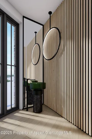 a view of lobby with furniture