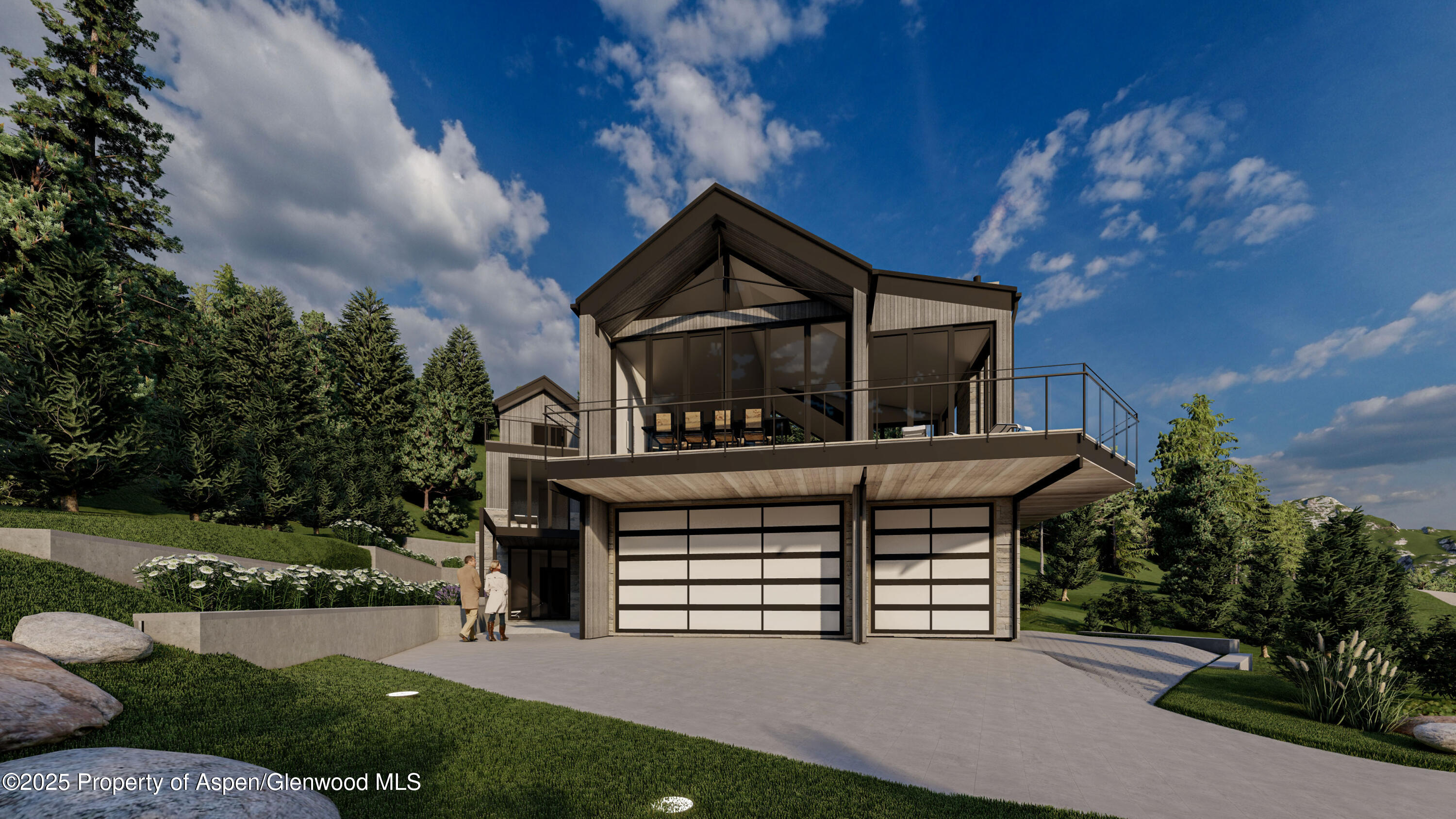 769 Perry Ridge Carbondale, CO 81623 - Photo 10 of 36 a view of a house with a small yard plants and a large tree