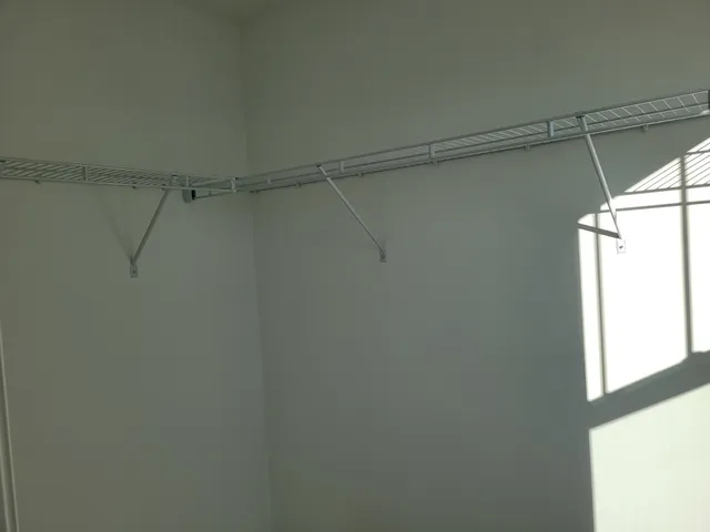 a view of a rack on the wall