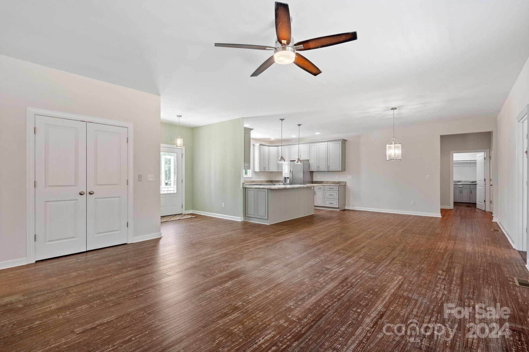 4655 Old Hickory Road Lancaster, SC 29720 - Photo 14 of 35 a view of a kitchen with wooden floor and a kitchen view