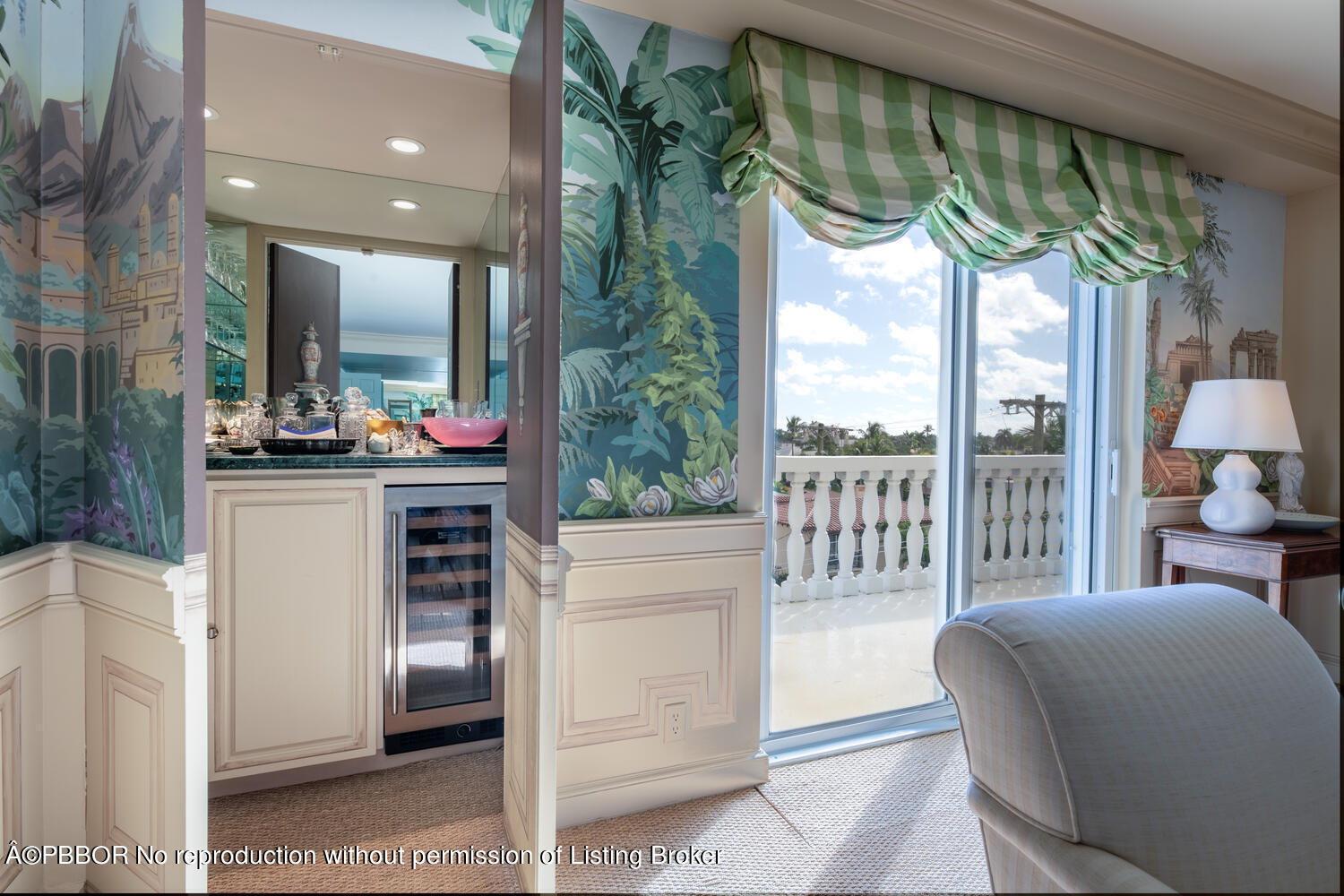 330 Cocoanut Row, Unit 5B Palm Beach, FL 33480 - Photo 11 of 32 a bedroom with a bed and a large window