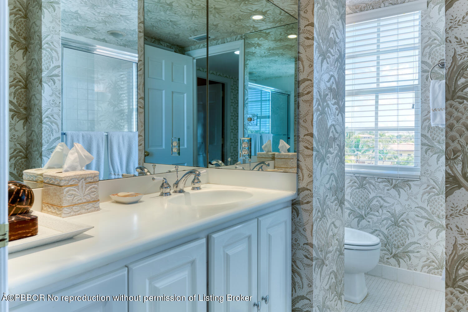330 Cocoanut Row, Unit 5B Palm Beach, FL 33480 - Photo 23 of 32 a bathroom with a sink toilet and shower