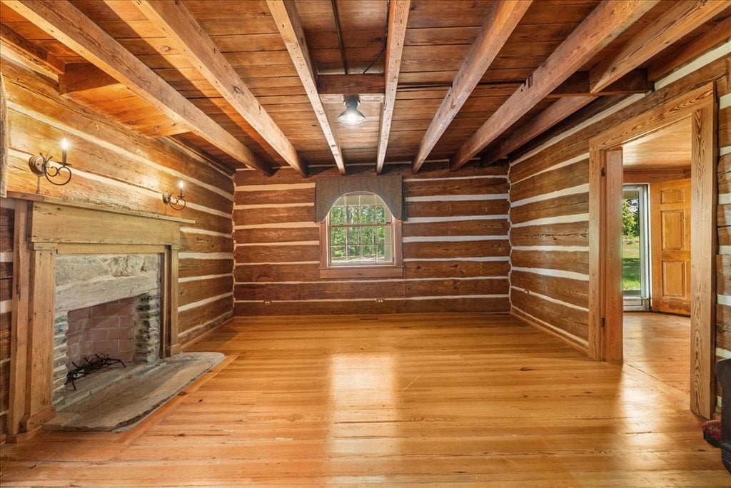 3095 State Shed Road Nathalie, VA 24577 - Photo 7 of 90 Log Cabin 16.94 x 14.7, Hardwood floors