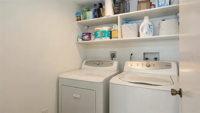 a view of a terrace with furniture