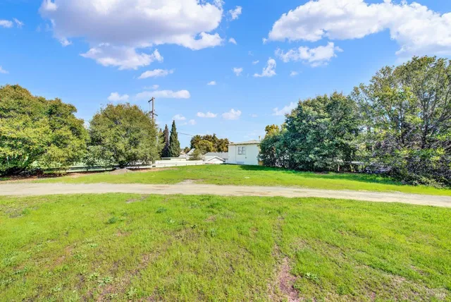 a view of a green field