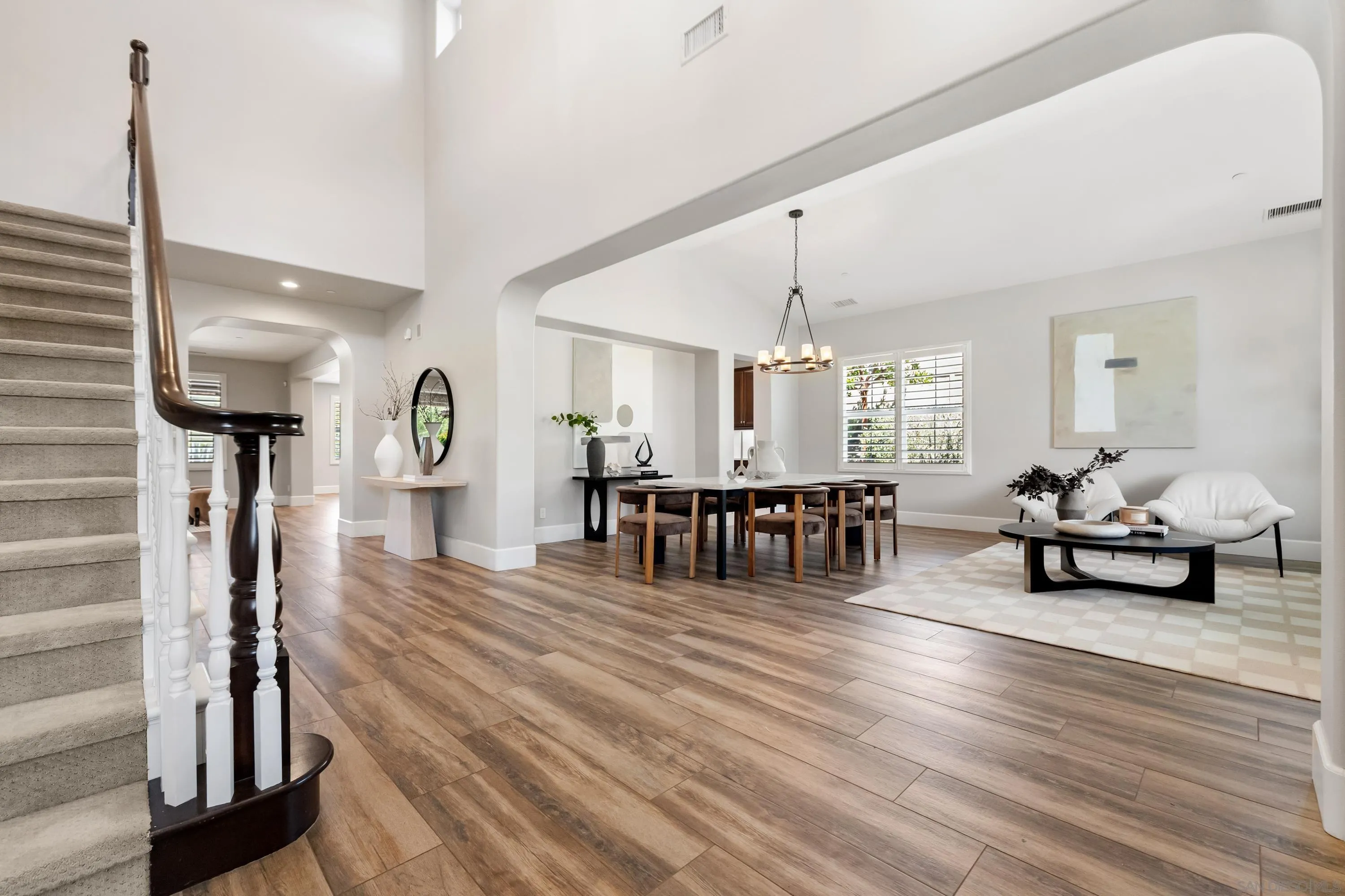 17848 Ralphs Ranch Road San Diego, CA 92127 - Photo 22 of 37 Entry with views to living and dining room. Office is to the left of the entry