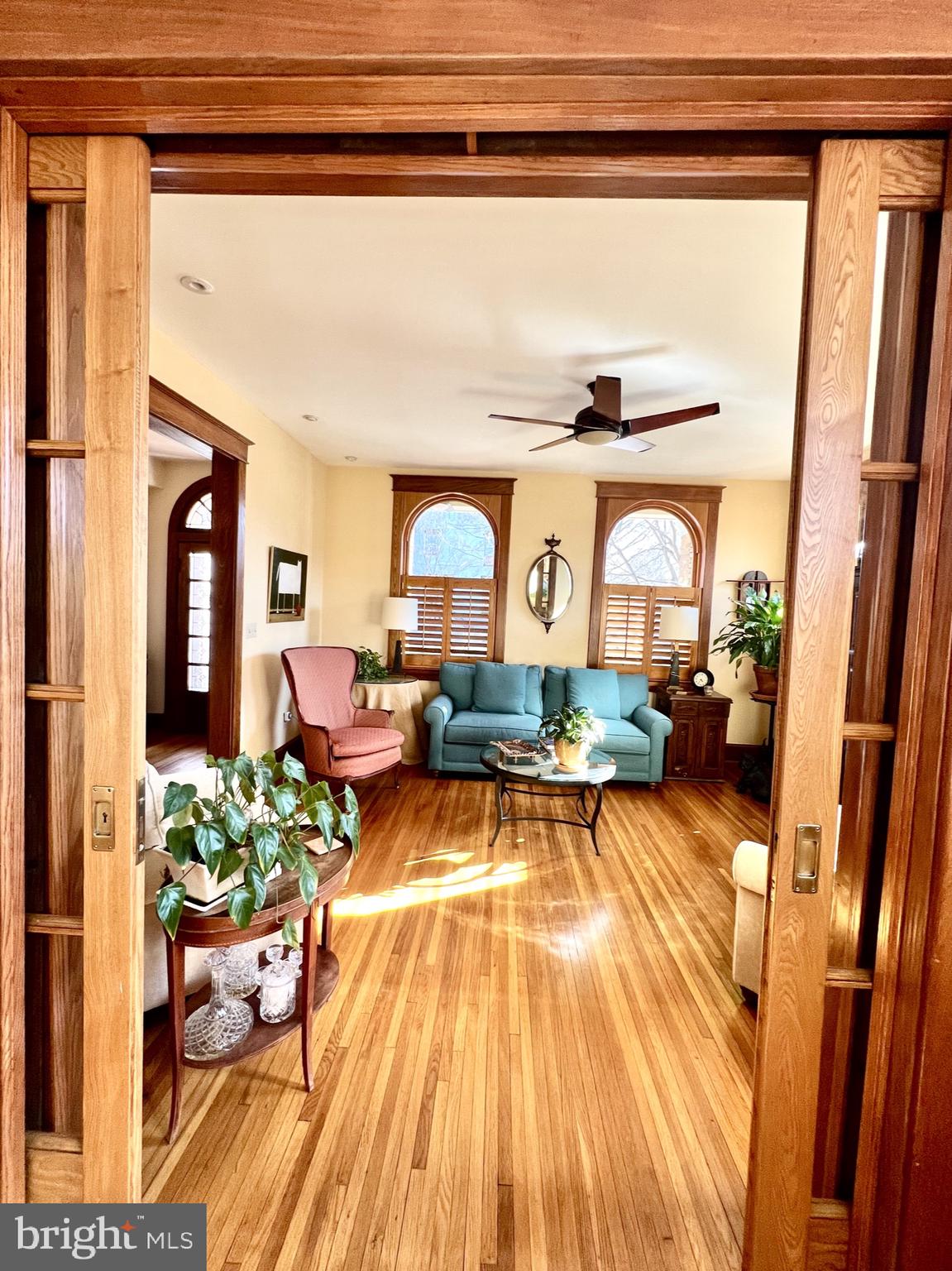 1100 E Street Northeast Washington, DC 20002 - Photo 12 of 66 Glass pocketdoors shares light w/Andersen windows