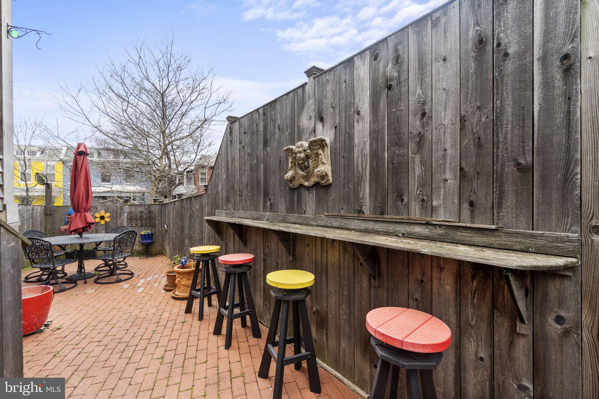 1100 E Street Northeast Washington, DC 20002 - Photo 61 of 66 Entertaining size Patio replete w gas grill