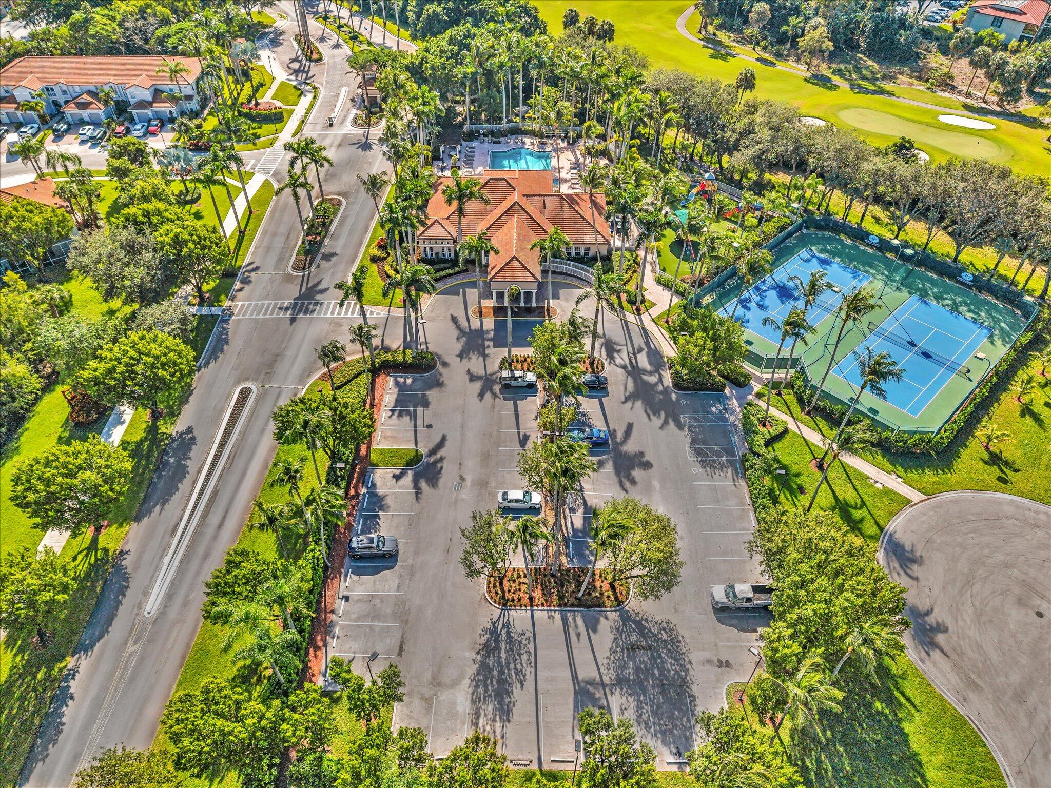 21018 Vía Eden, Unit 21018 Boca Raton, FL 33433 - Photo 57 of 63 an aerial view of residential houses with outdoor space