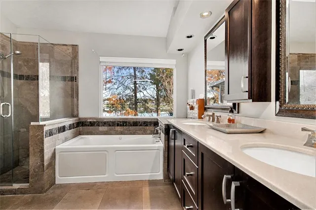 a bathroom with a sink and a bathtub