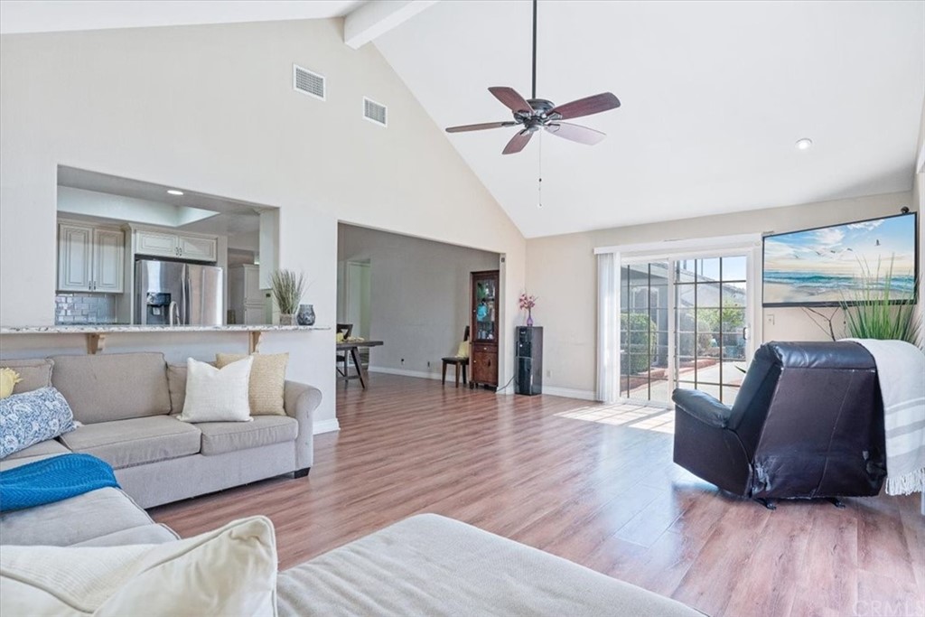 1013 London Circle Placentia, CA 92870 - Photo 29 of 45 a living room with furniture and wooden floor