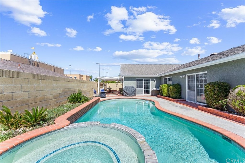 1013 London Circle Placentia, CA 92870 - Photo 35 of 45 a view of a house with a backyard porch and sitting area