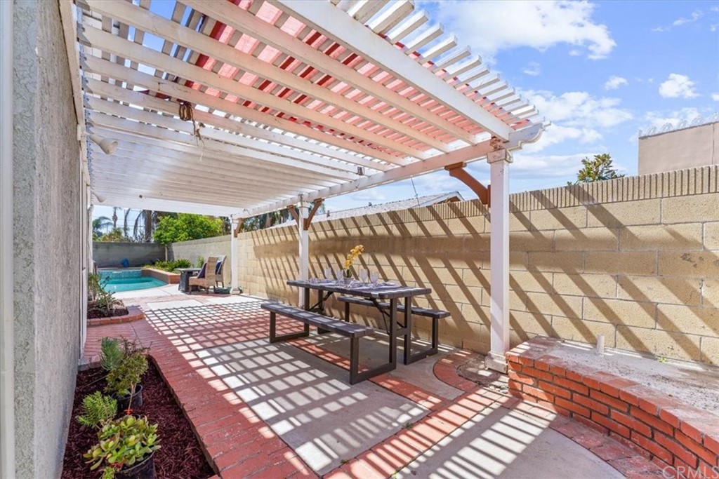 1013 London Circle Placentia, CA 92870 - Photo 39 of 45 a view of a patio with wooden floor