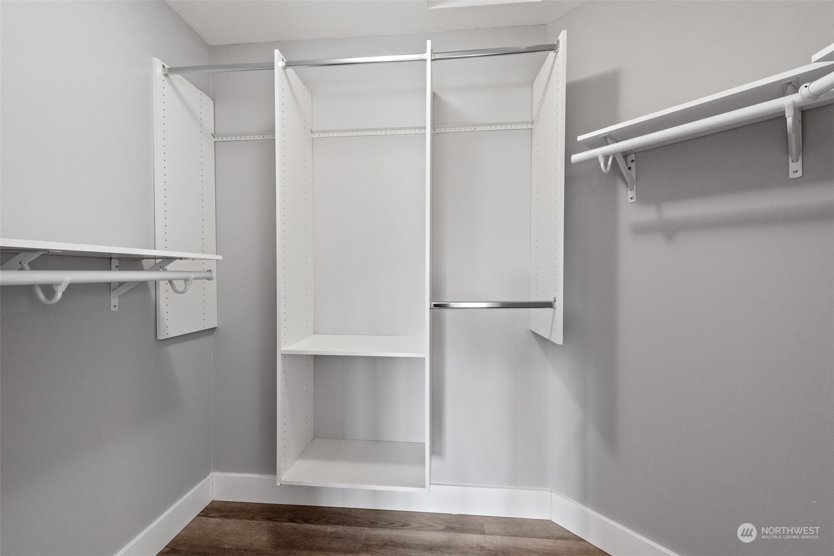 1701 226th Place Southwest Bothell, WA 98021 - Photo 19 of 30 a view of walk in closet with empty racks