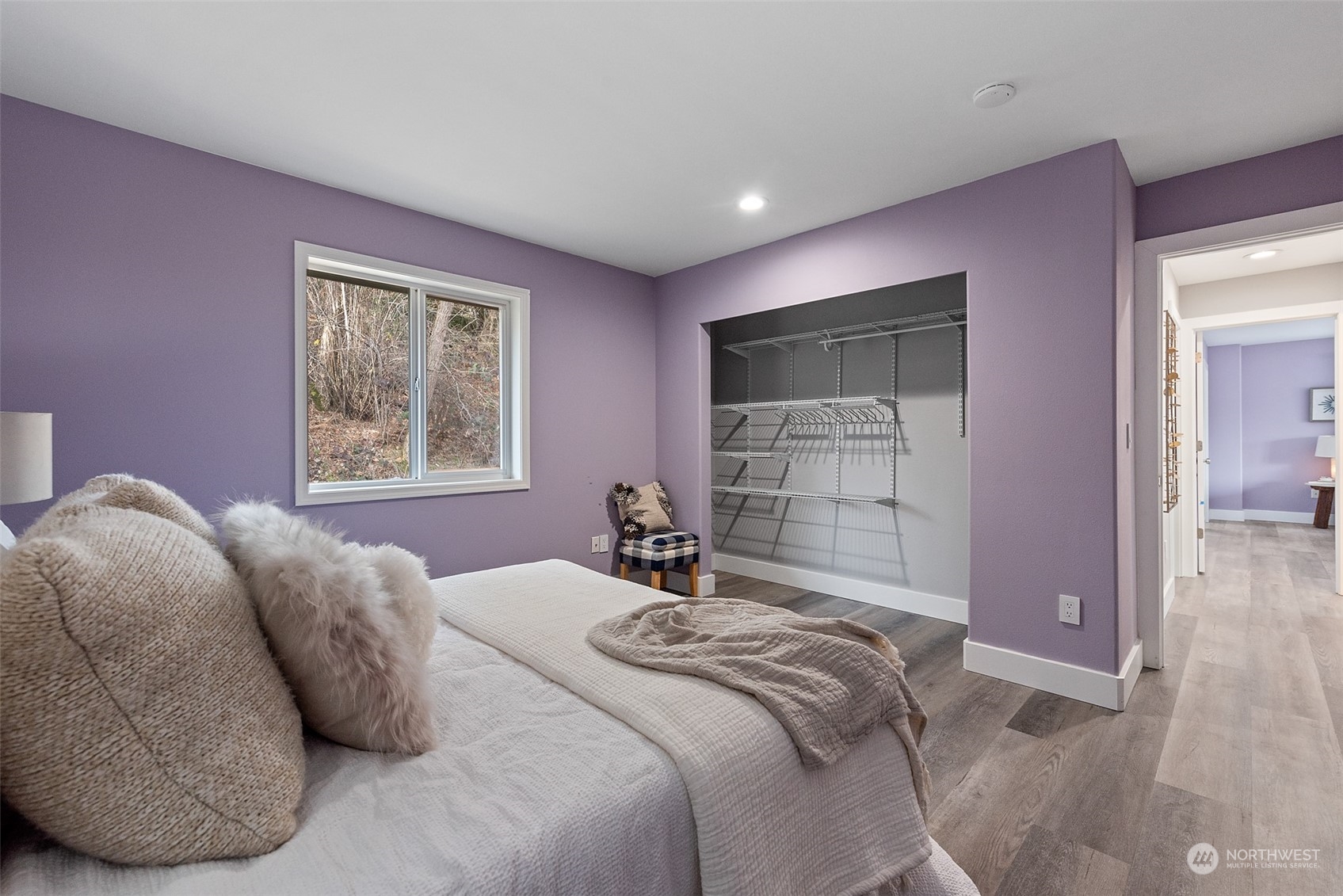 1701 226th Place Southwest Bothell, WA 98021 - Photo 22 of 30 a bedroom with a bed and a window