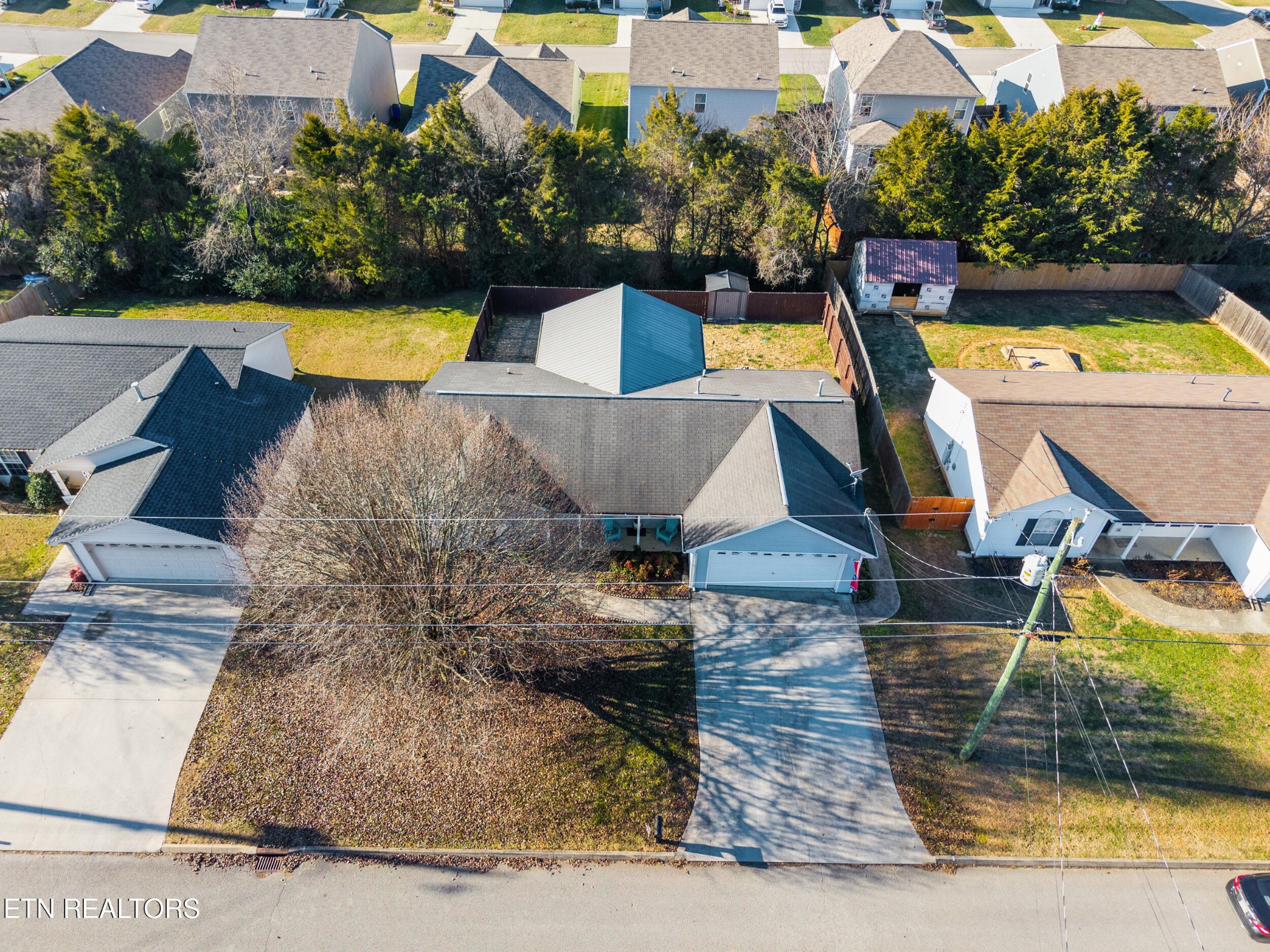 7712 Ralph Youmans Road Corryton, TN 37721 - Photo 28 of 33 an aerial view of a house with swimming pool