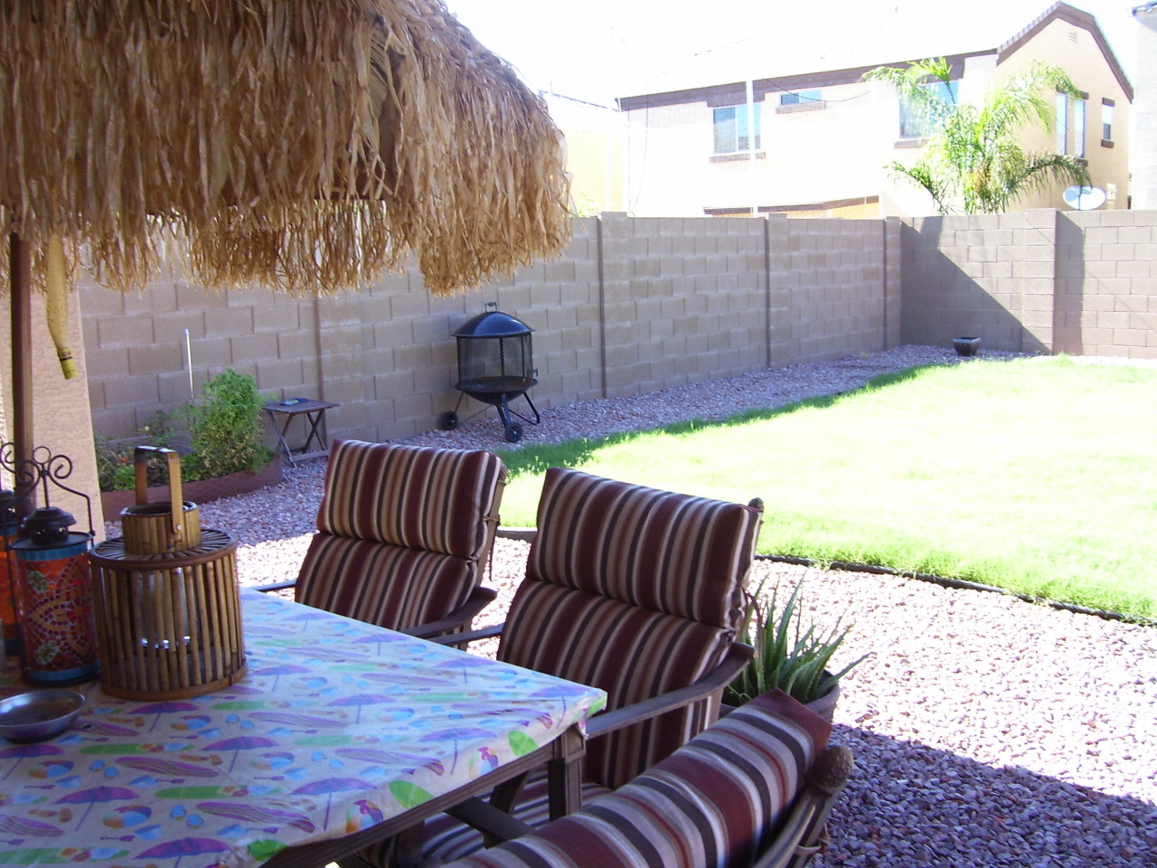 2332 West Steed Ridge Phoenix, AZ 85085 - Photo 9 of 11 Covered Patio overlooking back yard